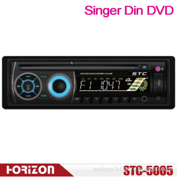 STC-5005 Single DIN Car DVD Player Support CD, USB, SD MMC Card Real Time Clock Function